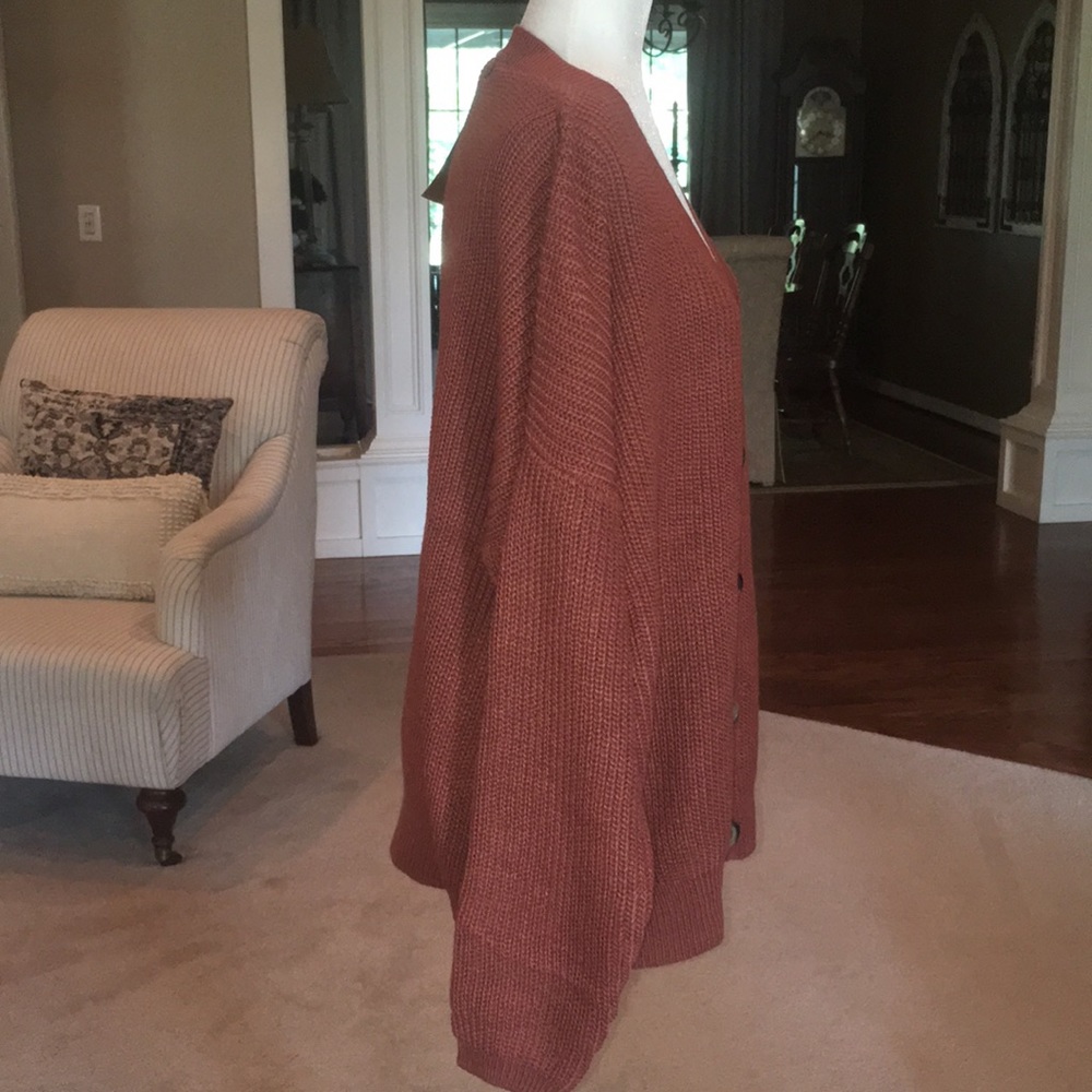 Listicle Loose Fit Buttondown Cardi - Picture 9 of 12